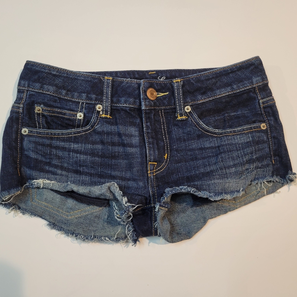 American Eagle Outfitters Dark Blue Jean Shorts